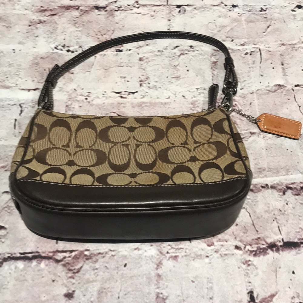 Authentic Coach small purse. Brown and tan.